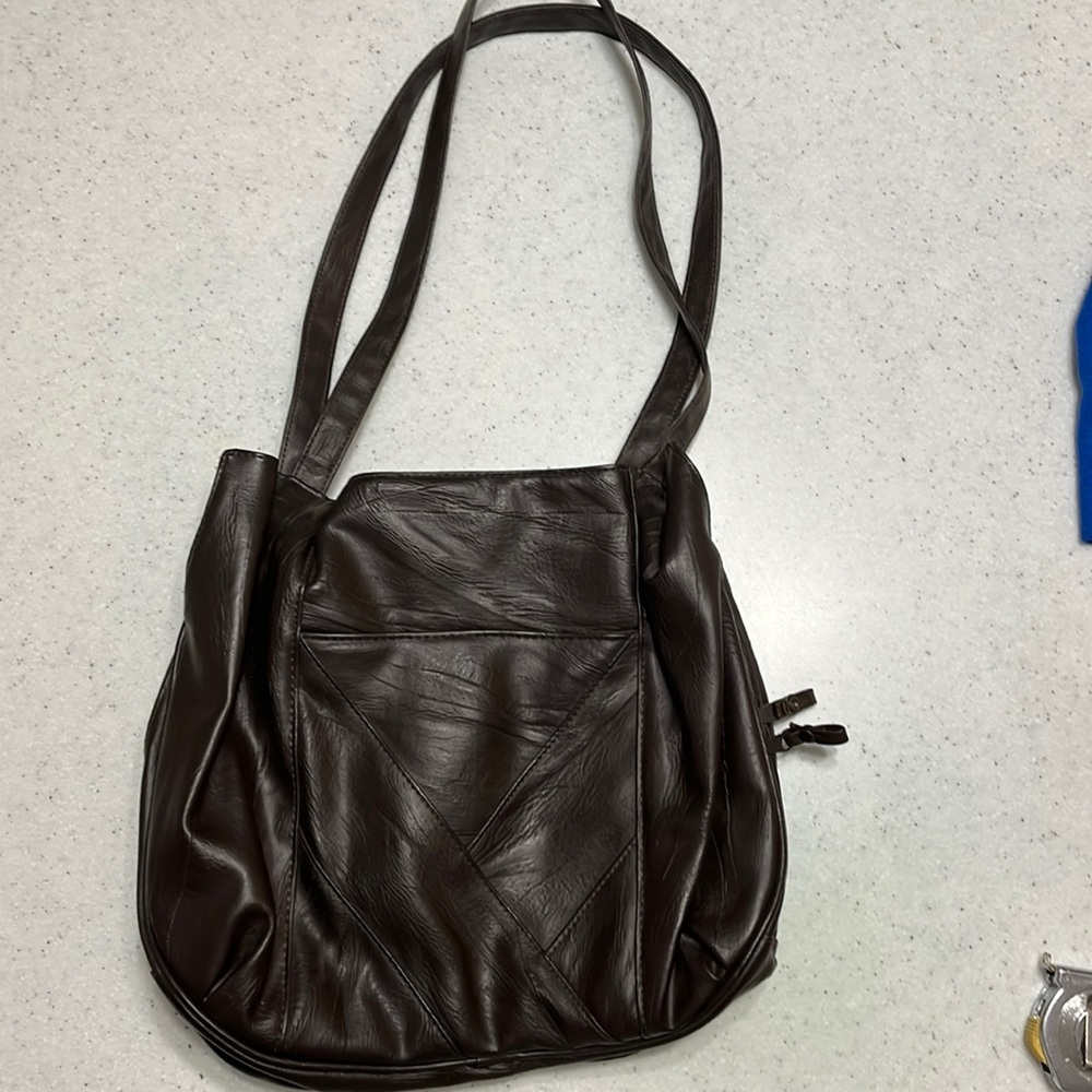 NWOT Monique Leather Shoulder Bag